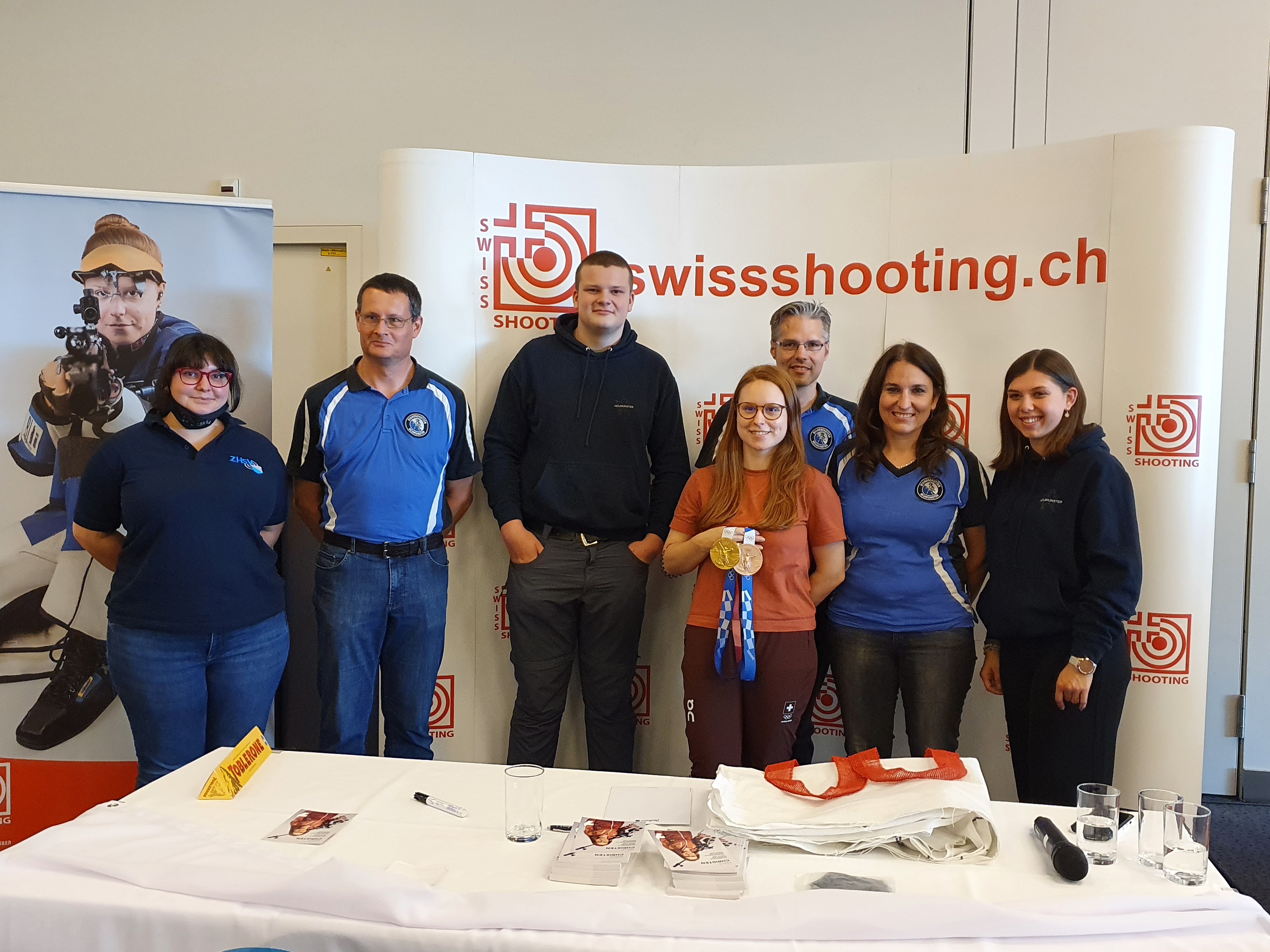 Empfang von Nina Christen in Kloten