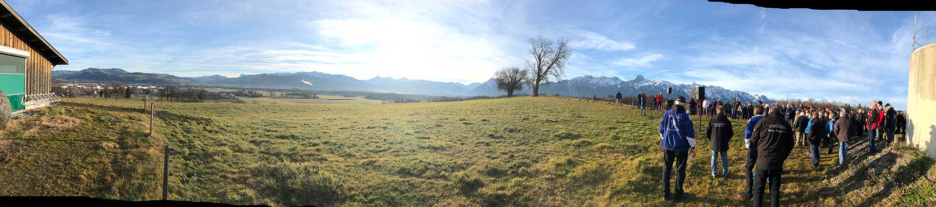 Winterausmarsch Panorama 9570